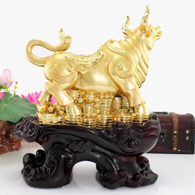 運(yùn)勢(shì)如虹牛擺件 牛氣沖天的商務(wù)禮品與家居擺設(shè)